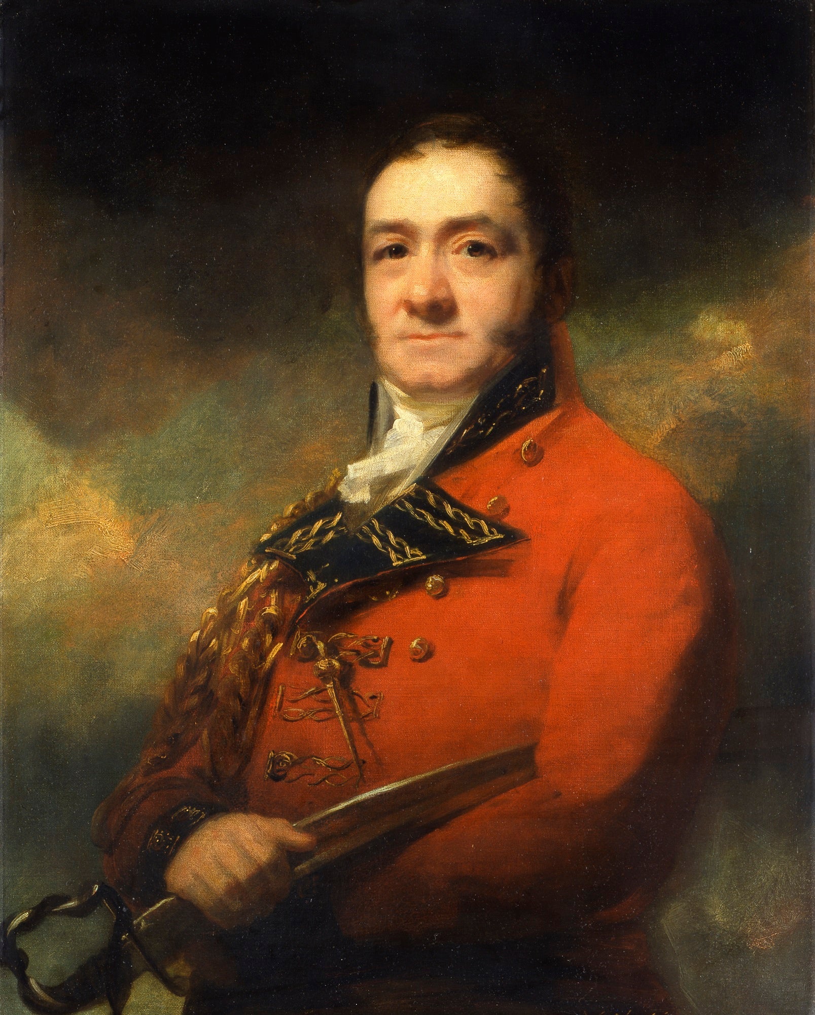 Major General Charles Reynolds, vintage artwork by Sir Henry Raeburn, R.A., P.R.S.A., 12x8" (A4) Poster