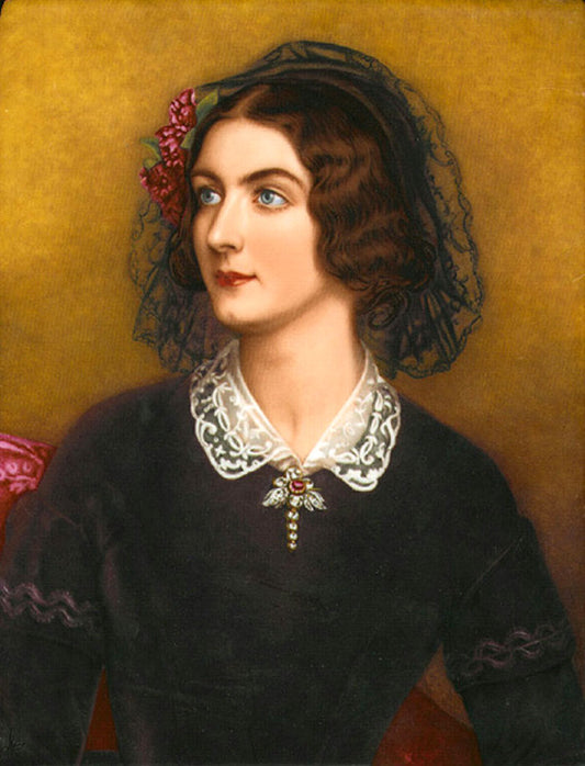 Lola Montez, vintage artwork by Joseph Karl Stieler, 12x8" (A4) Poster