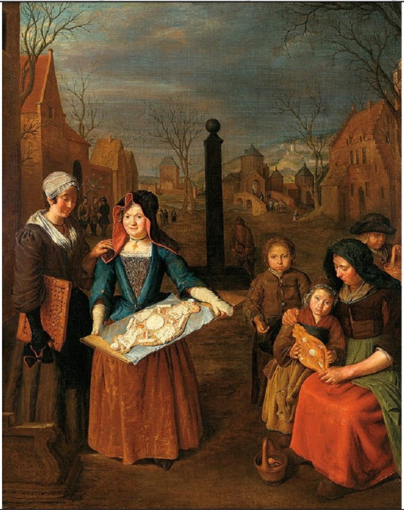 Waterman (Month of January), vintage artwork by Peeter Snyers, 12x8" (A4) Poster