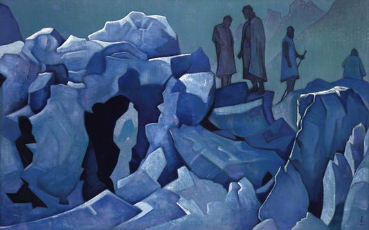 The Guards of the Himalayas by Nicholas Roerich,16x12(A3) Poster