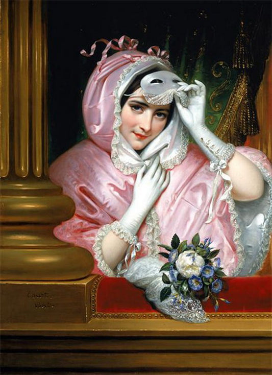 Le Masque, vintage artwork by Joseph Desire Court, A3 (16x12") Poster Print