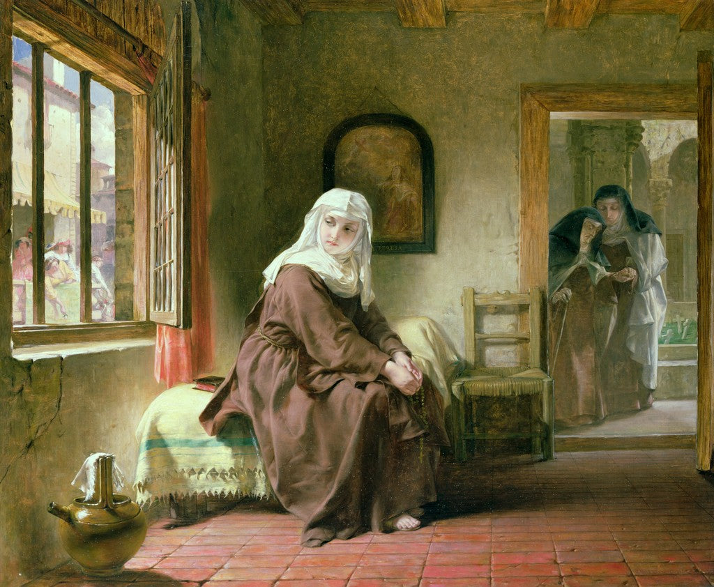 The Novice, vintage artwork by Alfred Elmore, A3 (16x12") Poster Print