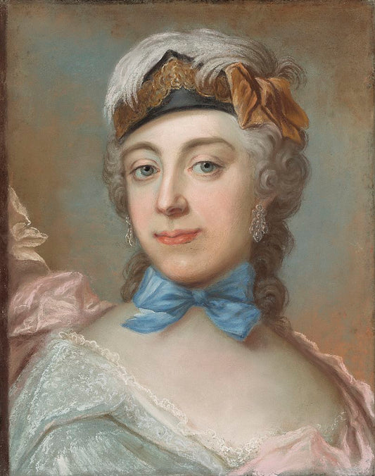 Countess Ulrika Charlotta Sprengtporten, vintage artwork by Gustaf Lundberg, 12x8" (A4) Poster