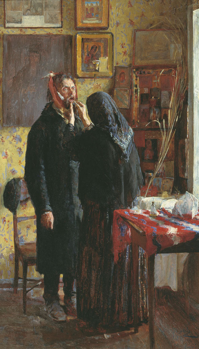 The Tooth Puller by Vasily Meshkov,A3(16x12")Poster