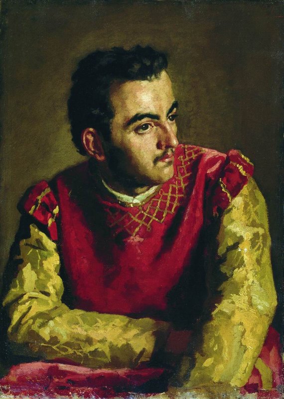 False Dimitry, vintage artwork by Nikolai Vasilevich Nevrev, 12x8" (A4) Poster