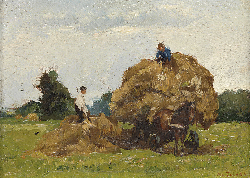 Hay Wagon by Willem de Zwart,A3(16x12")Poster