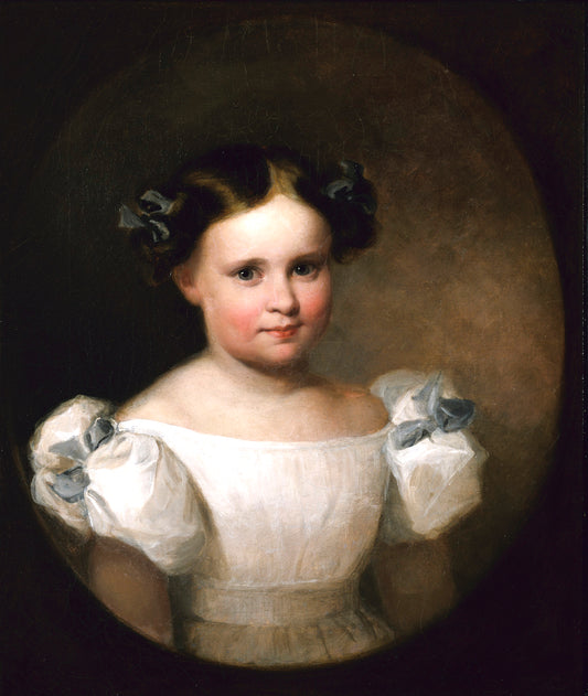 Georgianna Frances Adams, vintage artwork by Asher Brown Durand, A3 (16x12") Poster Print