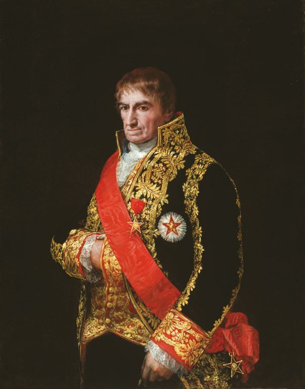 General Jose Manuel Romero, vintage artwork by Francisco de Goya y Lucientes, 12x8" (A4) Poster