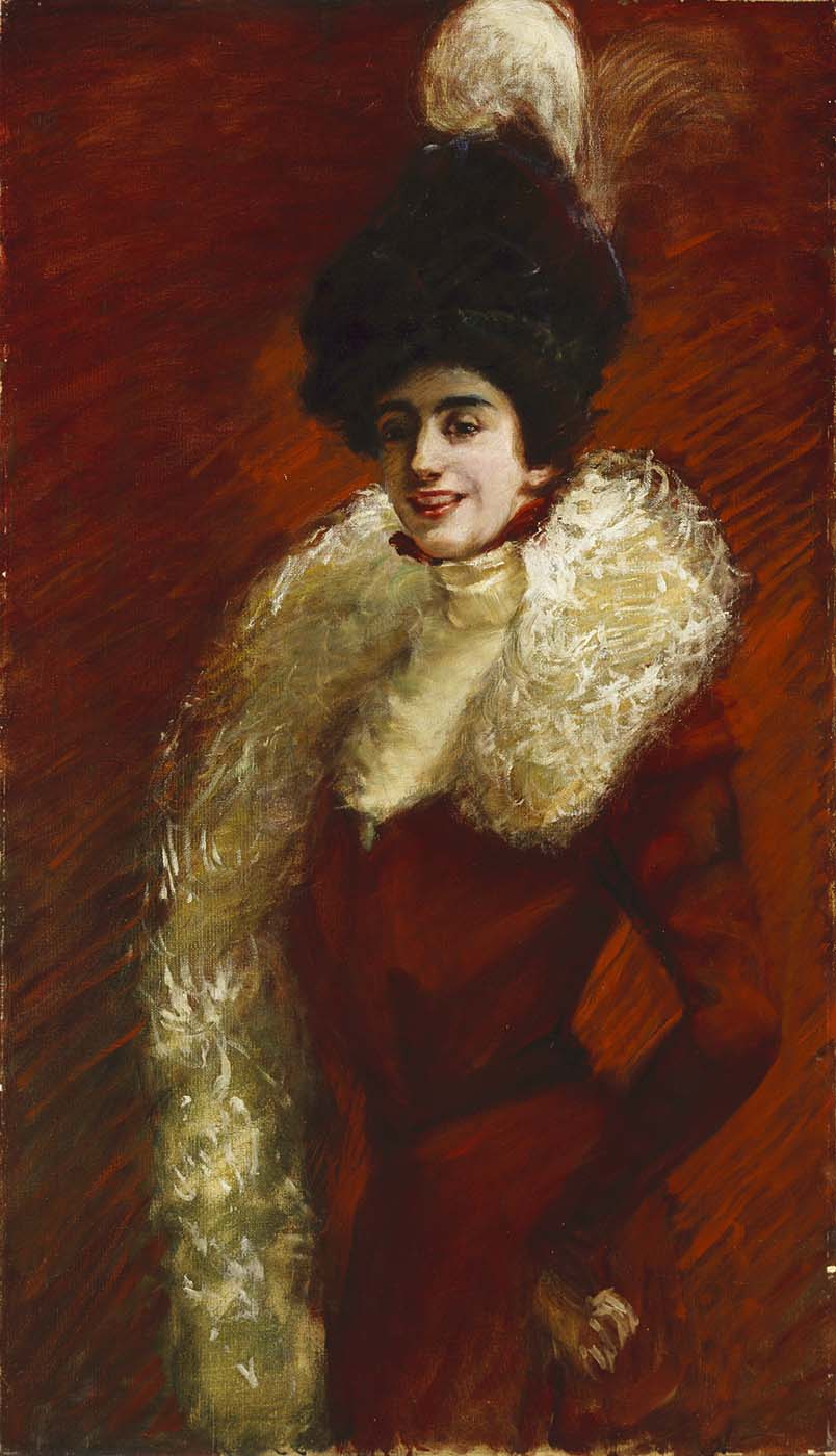 Alice Warder Garrett by Alice Pike Barney,A3(16x12")Poster