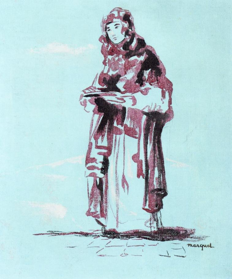 Berber Woman by Albert Marquet,16x12(A3) Poster