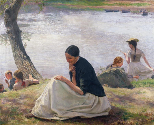 Souvenir by emile Friant,A3(16x12")Poster
