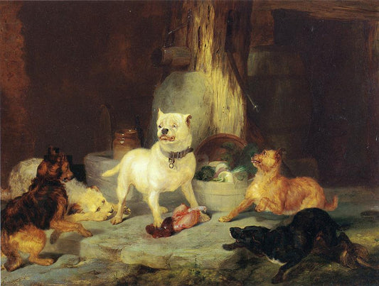 The King of the Castle, vintage artwork by Sir Edwin Landseer, A3 (16x12") Poster Print