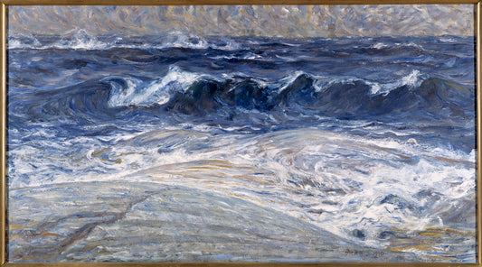 In the Stockholm Archipelago, vintage artwork by Johan Axel Gustaf Acke, 12x8" (A4) Poster