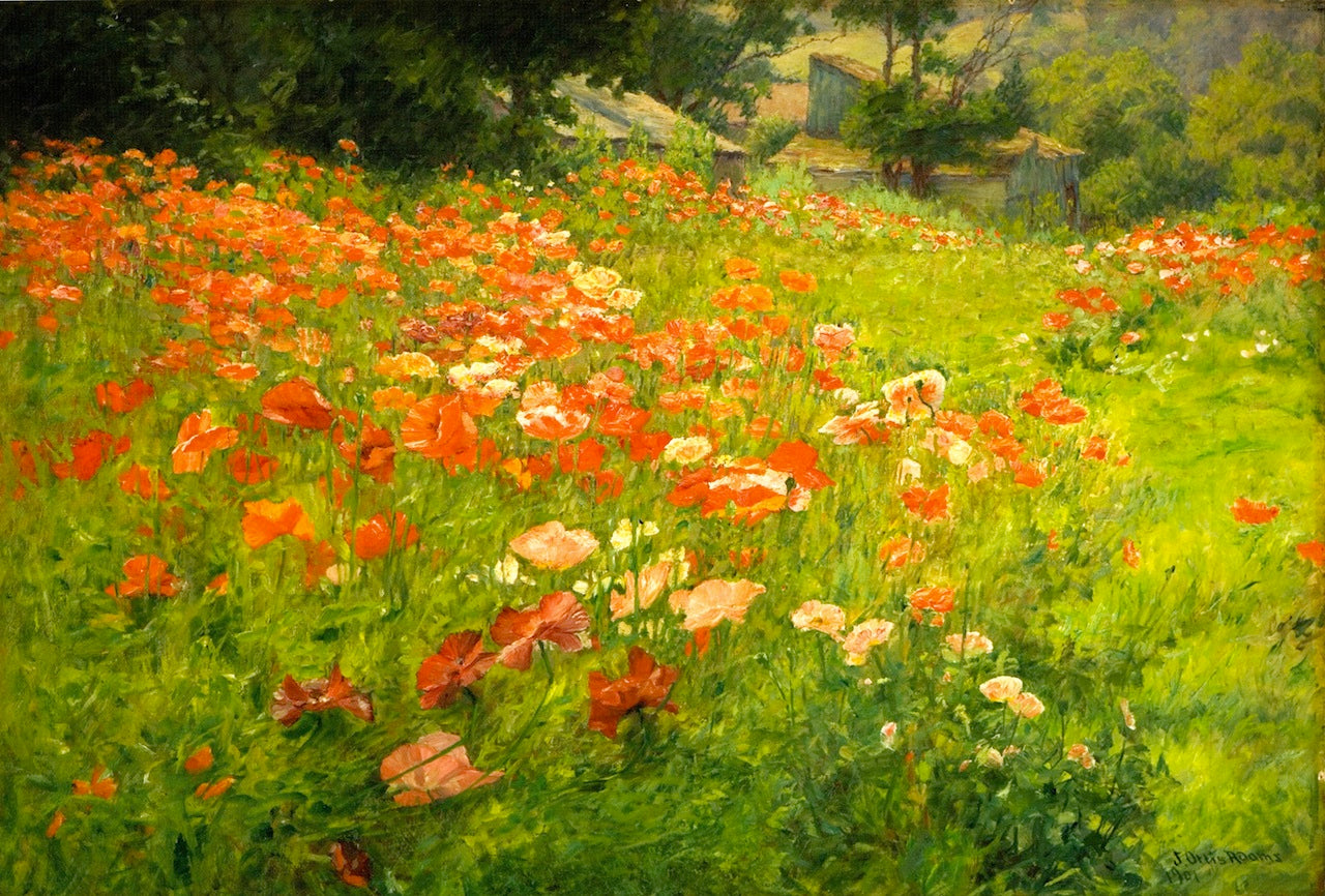 In Poppyland by John Ottis Adams,A3(16x12")Poster