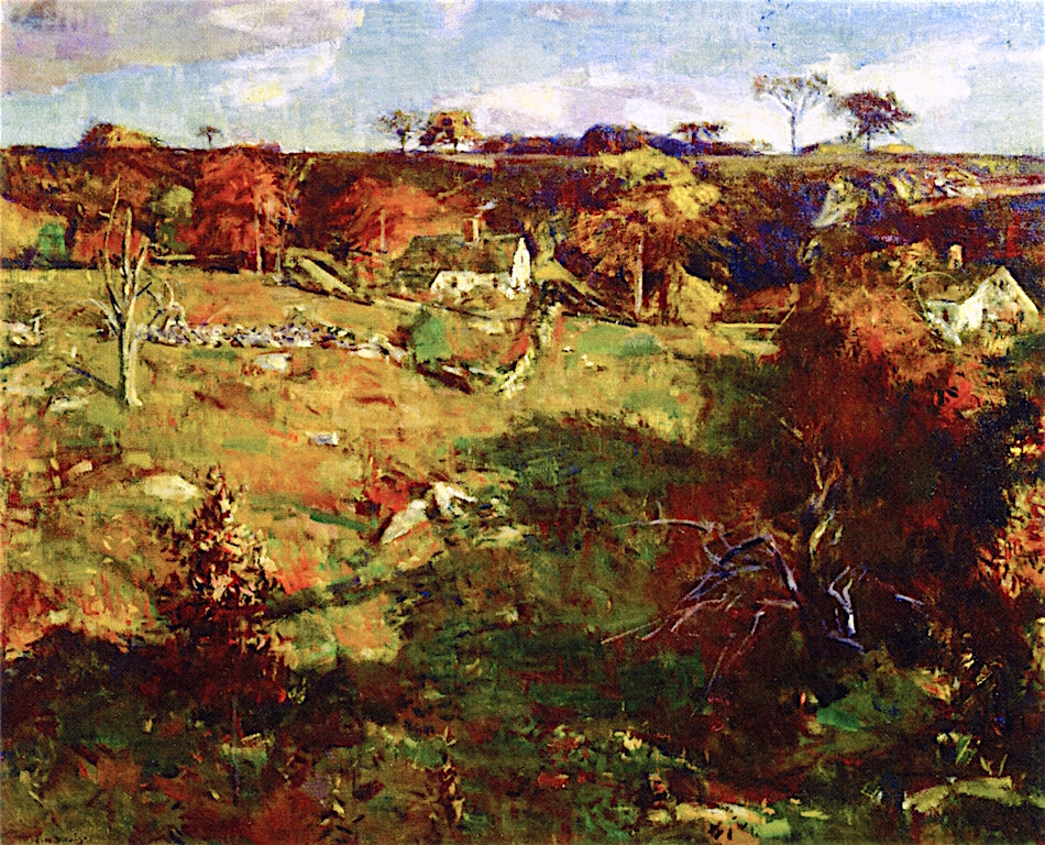 The Countryside in Autumn by Charles Harold Davis,A3(16x12")Poster