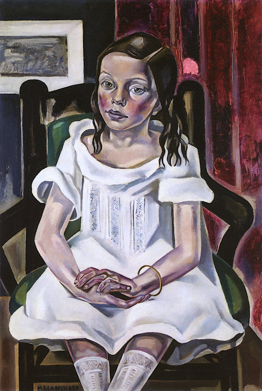 Child with Bracelet by Maria Blanchard,16x12(A3) Poster