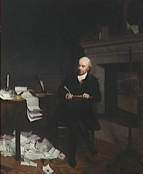 Jean-François de La Marche (1729-1805, vintage artwork by Henri-Pierre Danloux, 12x8" (A4) Poster