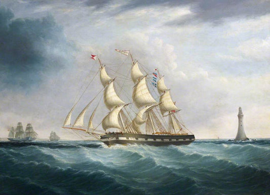 The Ship 'Allerton', vintage artwork by Joseph Heard, A3 (16x12") Poster Print