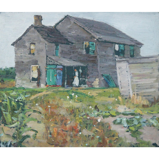 Old Farmhouse, vintage artwork by Henry B. Snell, 12x8" (A4) Poster