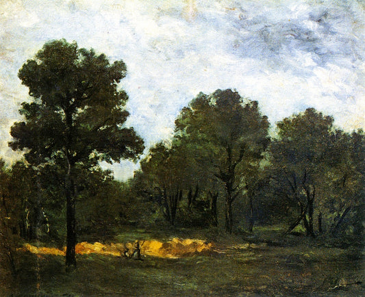 Clearing II, vintage artwork by Paul Gauguin, 12x8" (A4) Poster