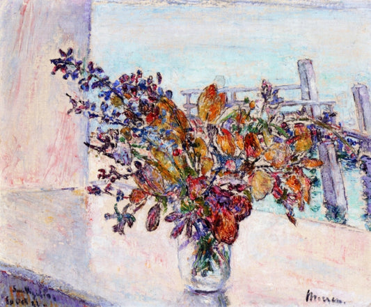 Bouquet of Dried Leaves by Georges Morren,A3(16x12")Poster