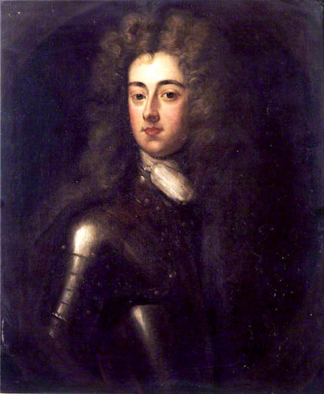 John Acland, vintage artwork by Attributed to Michael Dahl, 12x8" (A4) Poster