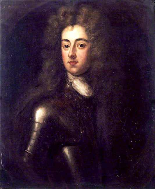 John Acland, vintage artwork by Attributed to Michael Dahl, 12x8" (A4) Poster