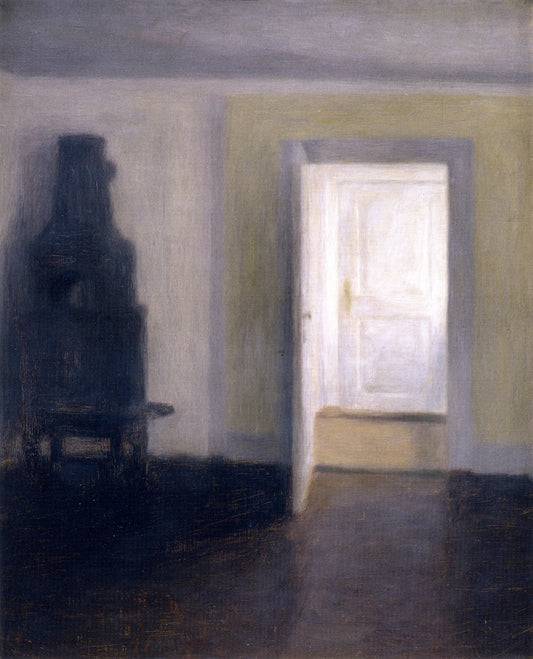 An Old Stove, Albertines Lyst, Lyngby by Vilhelm Hammershoi,A3(16x12")Poster