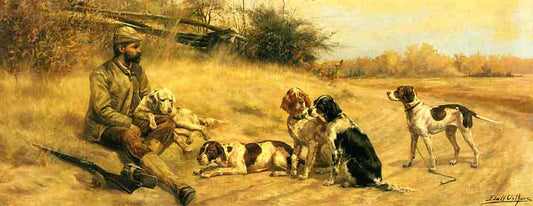 At the Rendezvous, vintage artwork by Edmond H. Osthaus, 12x8" (A4) Poster