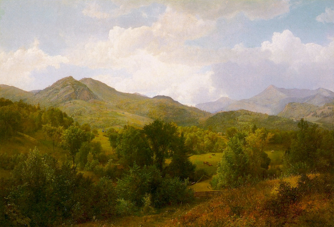 Adirondacks, vintage artwork by William Trost Richards, 12x8" (A4) Poster