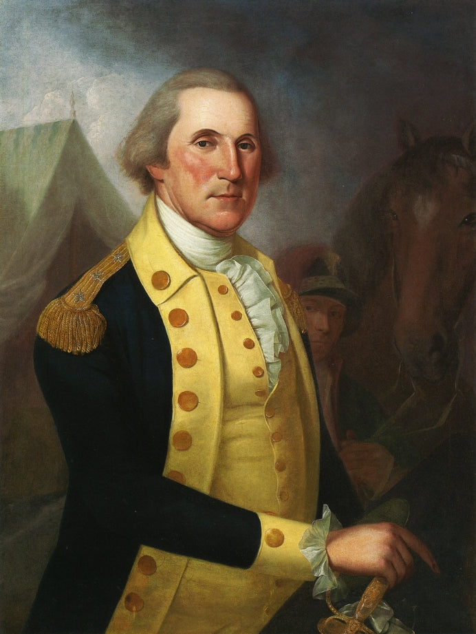Goerge Washington, vintage artwork by James Peale, 12x8" (A4) Poster
