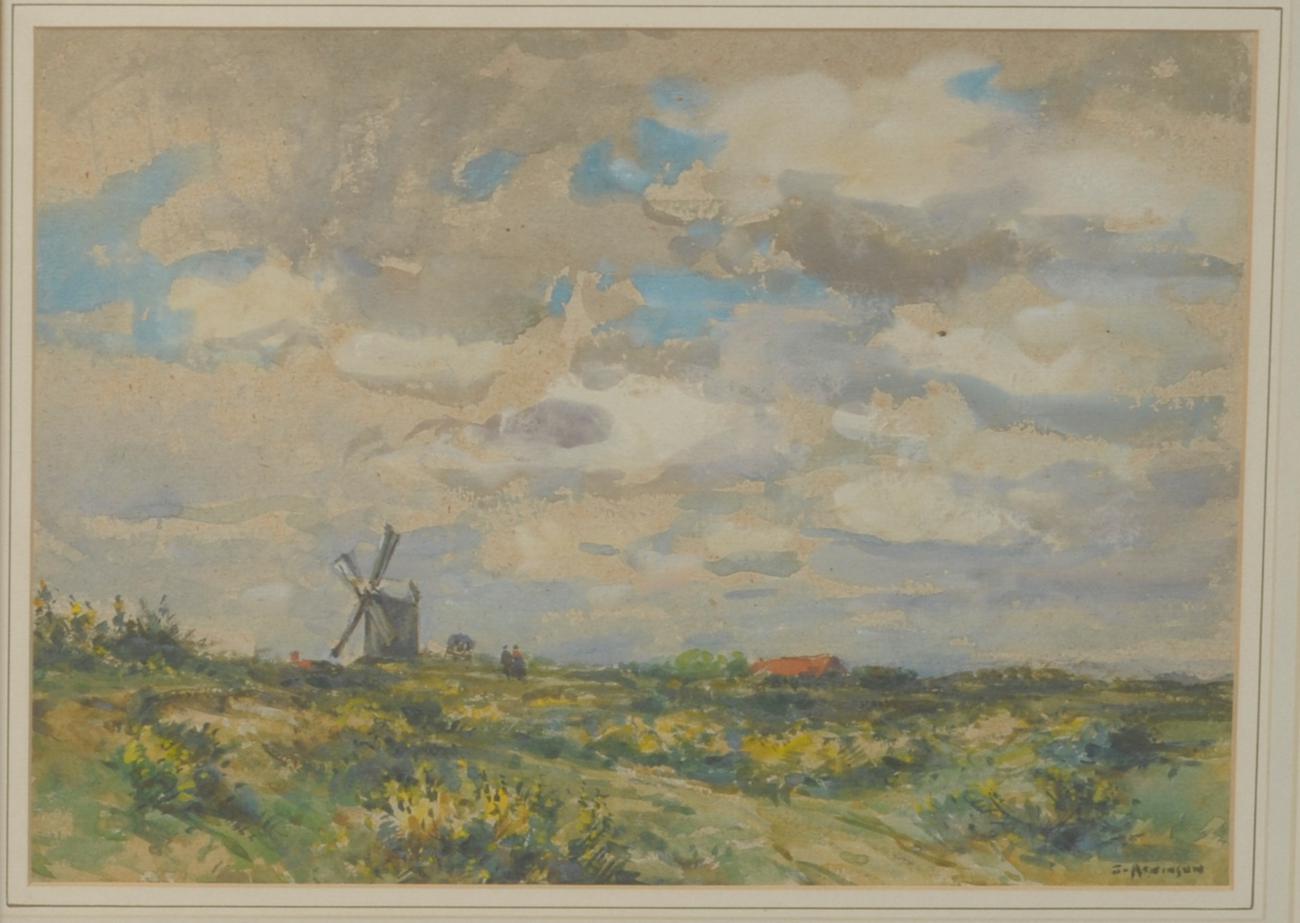 Roofs Behind, Ugthorpe Moor, Near Whitby by John Atkinson II,A3(16x12")Poster