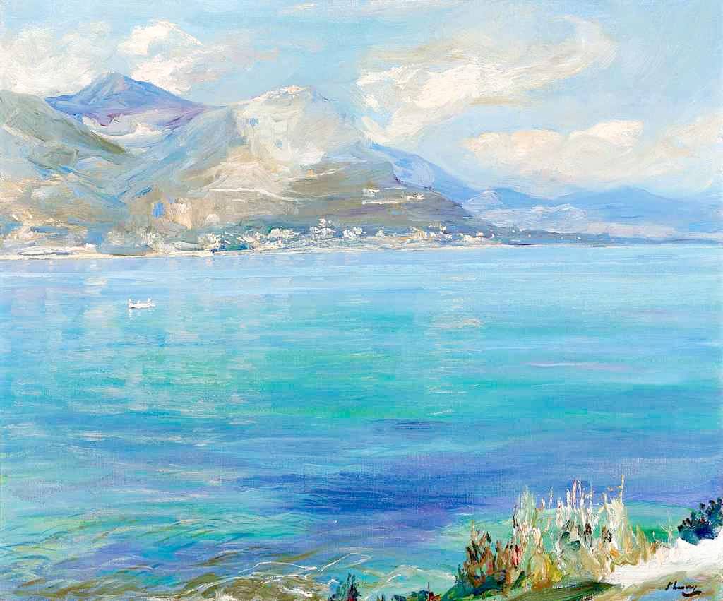 Beaulieu, vintage artwork by Sir John Lavery, R.A., 12x8" (A4) Poster