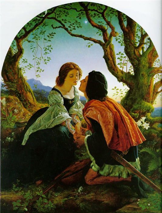 Hesperus, the Evening Star, Sacred to Lovers, vintage artwork by Sir Joseph Noel Paton, A3 (16x12") Poster Print