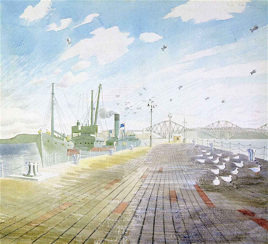 Channel Fisher by Eric Ravilious,16x12(A3) Poster