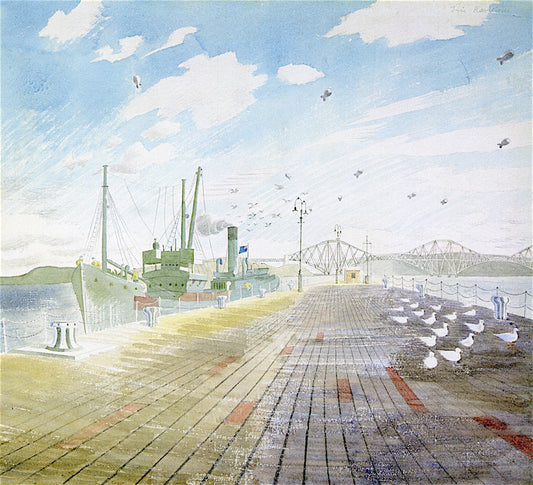 Channel Fisher by Eric Ravilious,16x12(A3) Poster