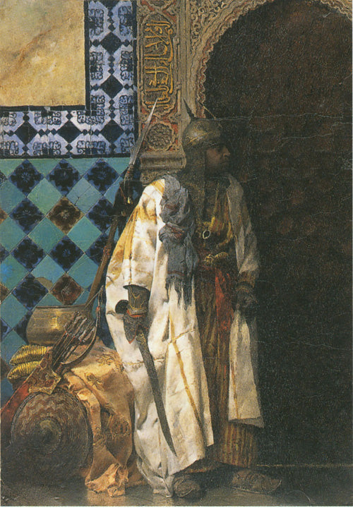 The Guard, vintage artwork by Charles Bargue, 12x8" (A4) Poster