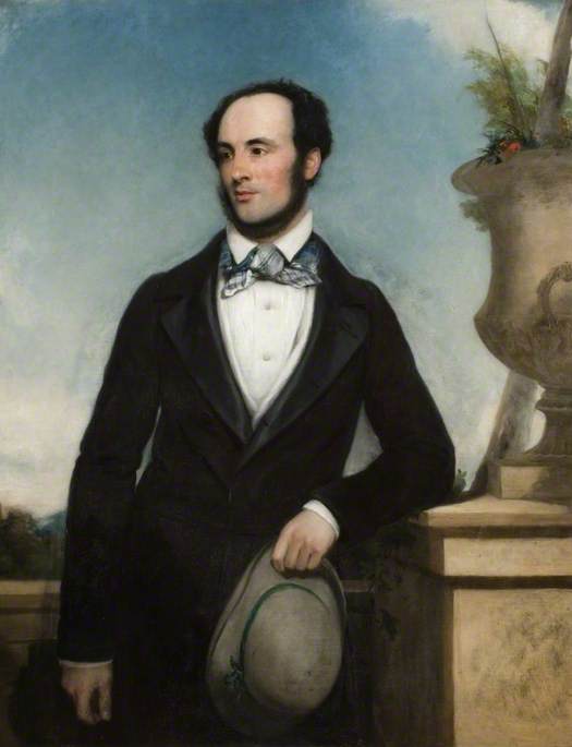 Sir Charles Edmund Isham (1819–1903), vintage artwork by Henry William Pickersgill, 12x8" (A4) Poster