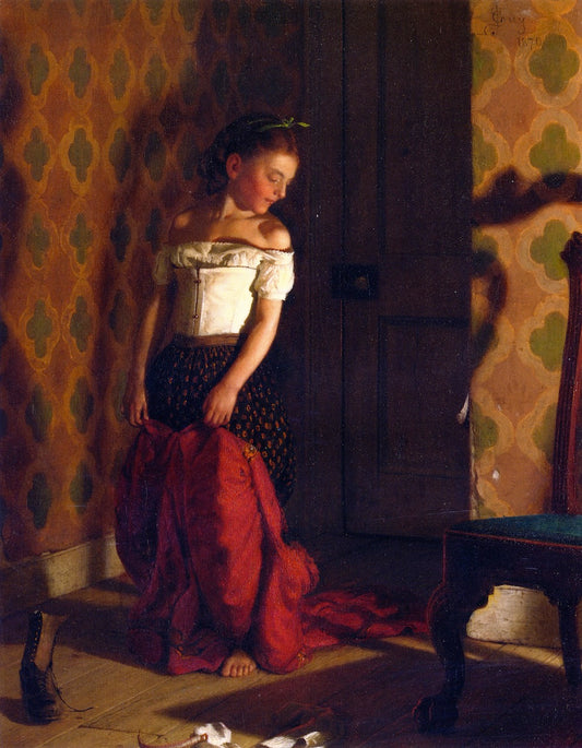 Making Believe, vintage artwork by Seymour Joseph Guy, 12x8" (A4) Poster