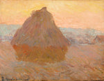 Grainstack, vintage artwork by Blanche Hoschede-Monet, 12x8" (A4) Poster