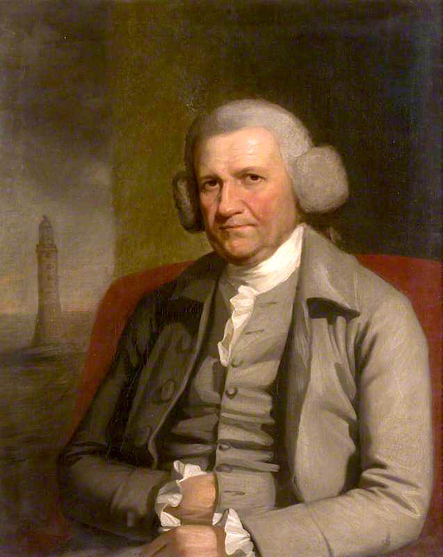 John Smeaton, vintage artwork by Mather Brown, 12x8" (A4) Poster