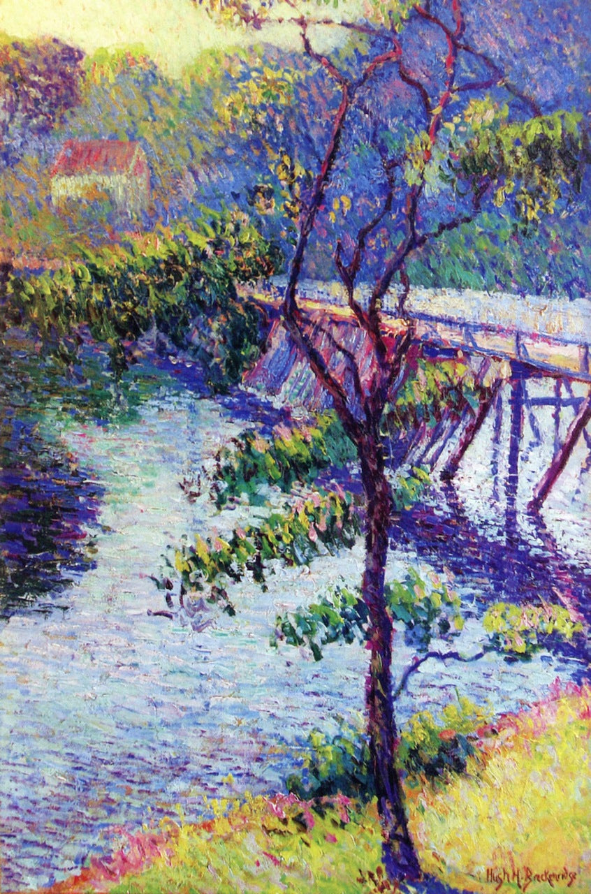 Pennsylvania River Landscape by Hugh Henry Breckenridge,A3(16x12")Poster