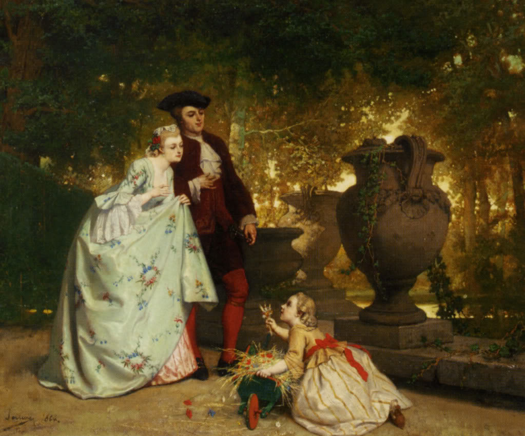 The Little Flower Seller, vintage artwork by Auguste Serrure, 12x8" (A4) Poster