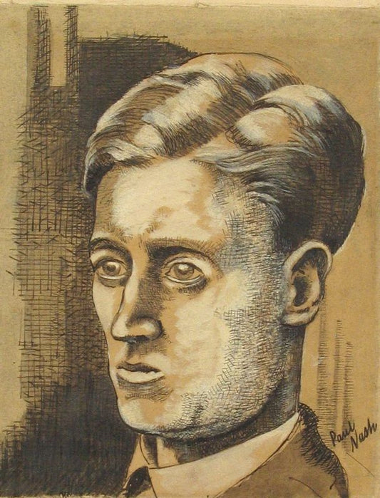 Douglas Goldring, vintage artwork by Paul Nash, 12x8" (A4) Poster