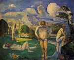 Bathers at Rest, vintage artwork by Paul Cezanne, 12x8" (A4) Poster