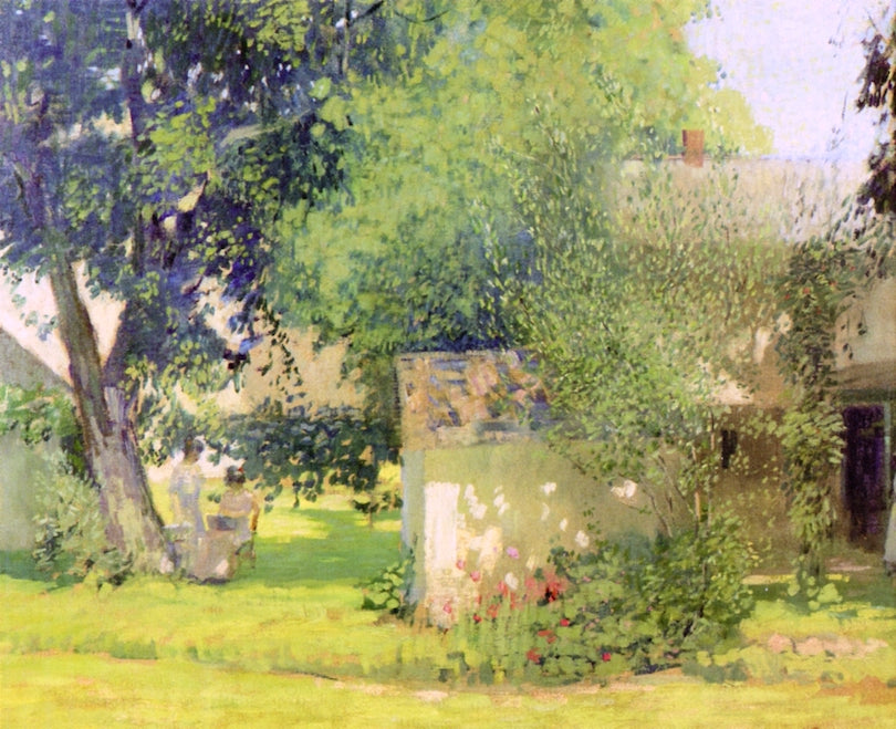 The Carroll Price Farm, vintage artwork by Rae Sloan Bredin, 12x8" (A4) Poster
