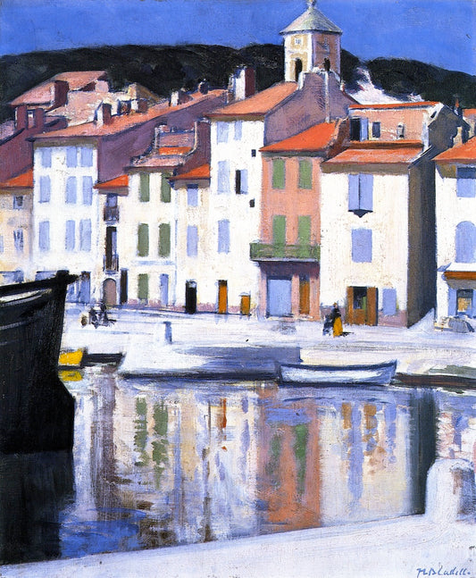 The Harbour, Cassis, vintage artwork by Francis Campbell Boileau (F.C.B.) Cadell, 12x8" (A4) Poster