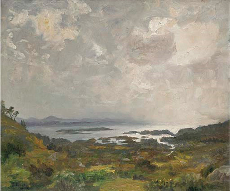 Coast of Kerry by Sir John Lavery, R.A.,A3(16x12")Poster