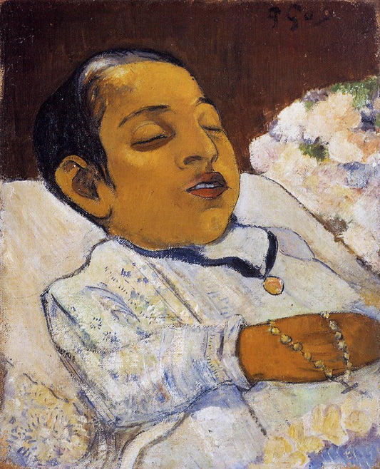 Atiti, vintage artwork by Paul Gauguin, 12x8" (A4) Poster