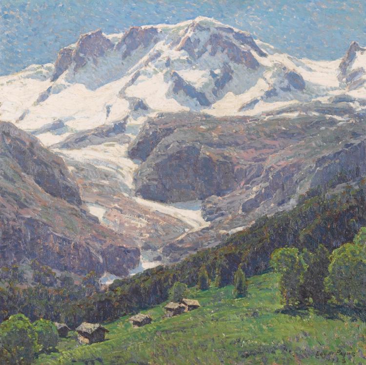 The High Alps by Edgar Alwyn Payne,16x12(A3) Poster